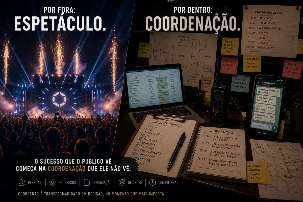 O ano que passei dentro de uma festa eletrônica e o que aprendi sobre caos operacional